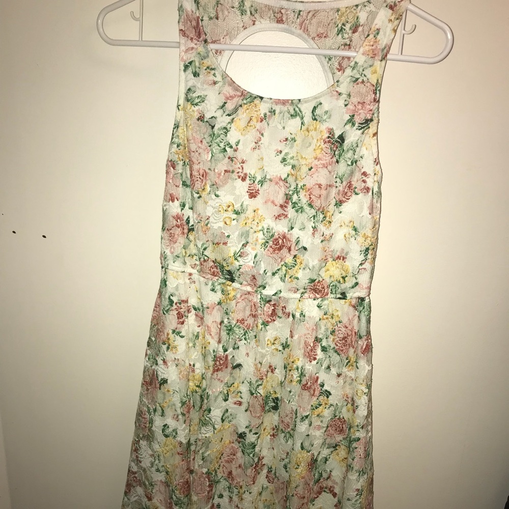 Floral Cut-Out Sundress
